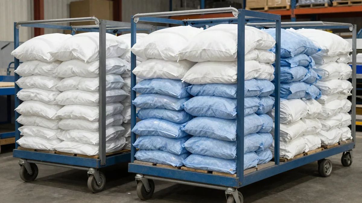 Commercial laundry facility illustrating Cintas Buying UniFirst Merger Means Contract