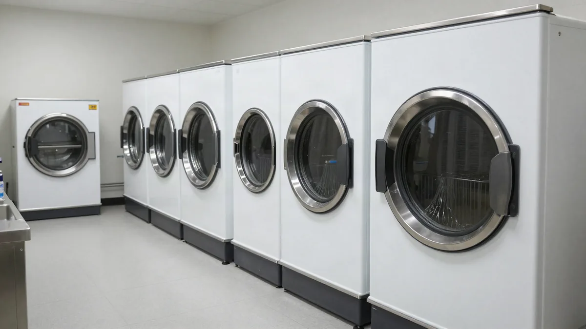 Commercial laundry facility illustrating TRSA vs HLAC Which Certification Should