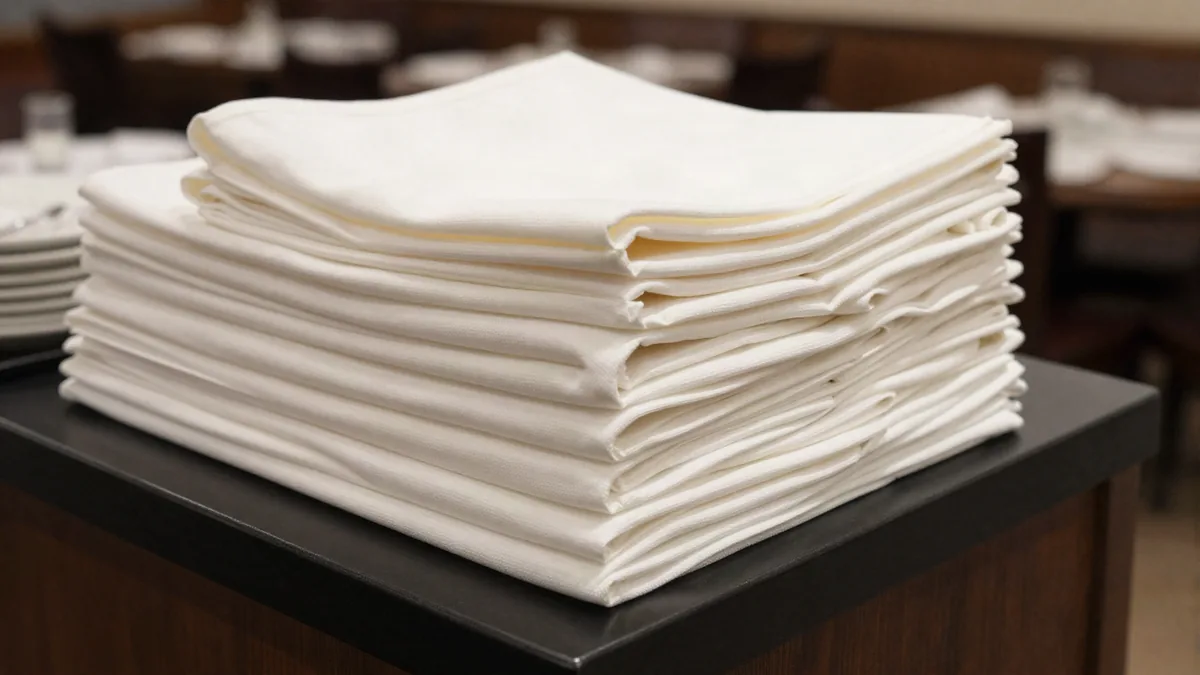 Linen and uniform handling for Manufacturing Uniform Shop Rag Programs FR